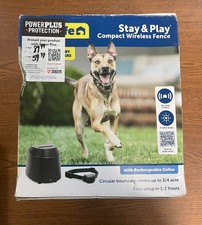 PetSafe Stay and Play - Compact Wireless Pet Fence PIF00-12917 - Brand New