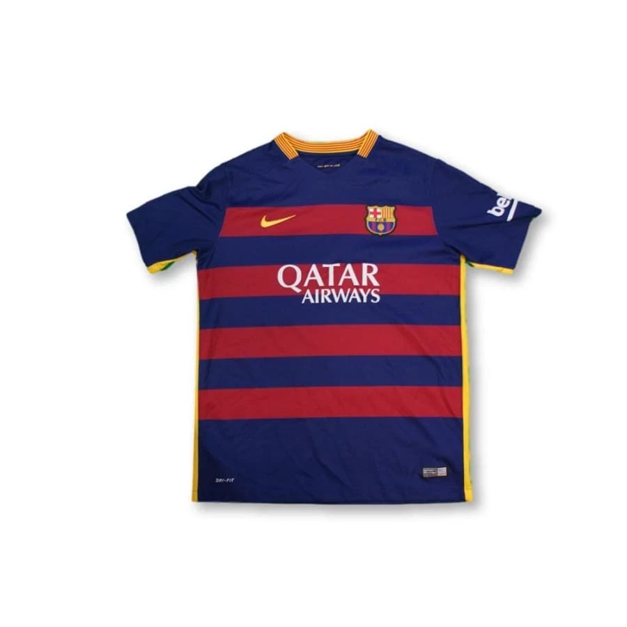 Maillot De Football Vintage FC Barcelone #10 Messi - Taille 12 (Enfant) - Occasion