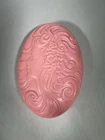 Rare Vintage 1981 Pink Art Nouveau Barbie Vanity Toy Makeup Compact Mirror Case