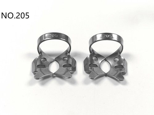 5Pieces Dental Rubber Dam Clamps Endodontic SS Clamp Fits KSK HU FREDY - Picture 9 of 20