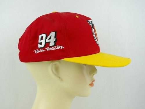 Von Bill Elliott signierte Vintage Mütze mit Druckknopflasche #94 McDonalds Nascar Racing neu - Bild 9 von 12