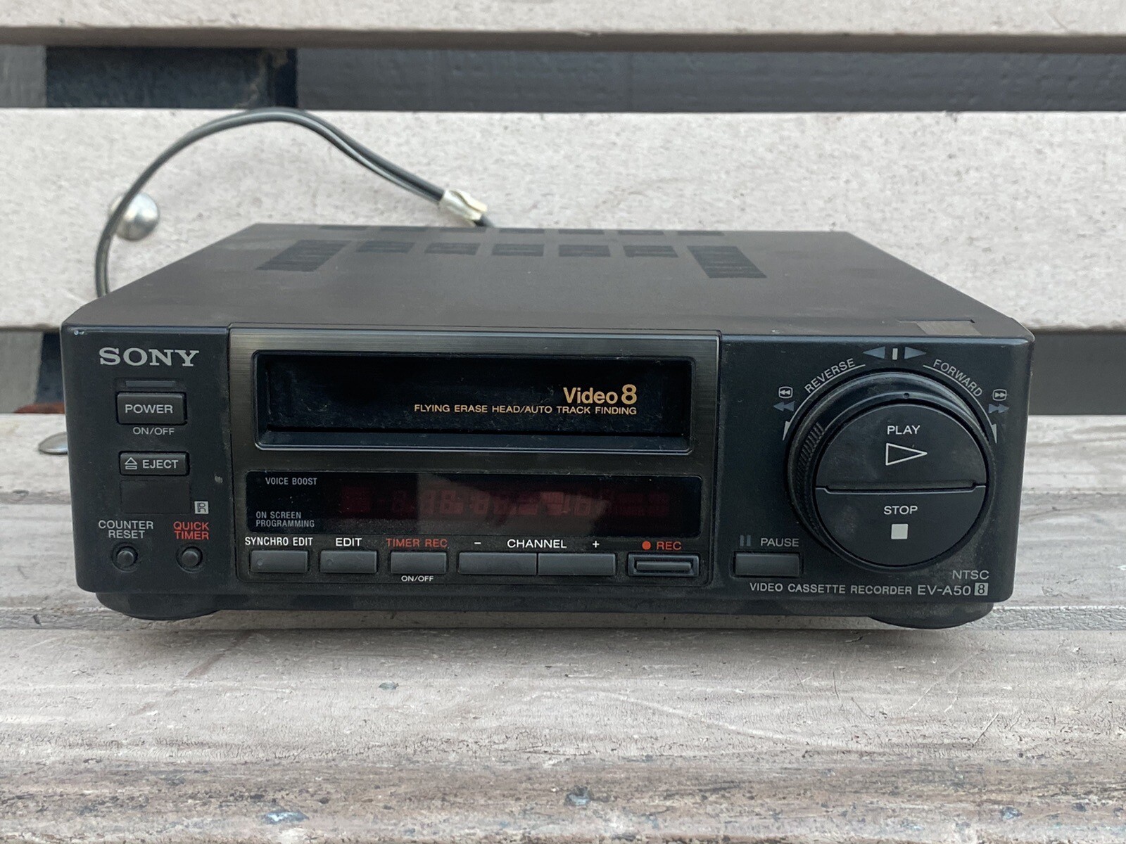 Sony Eva50 Video8 8mm VCR Editing Player eBay