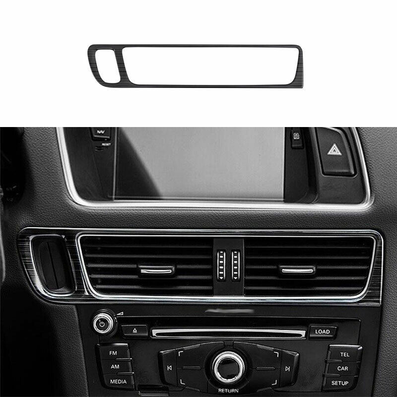 For Audi Q5 2009-2016 2017 Black Titanium Middle Air Outlet Vent Cover Trim 1PCS