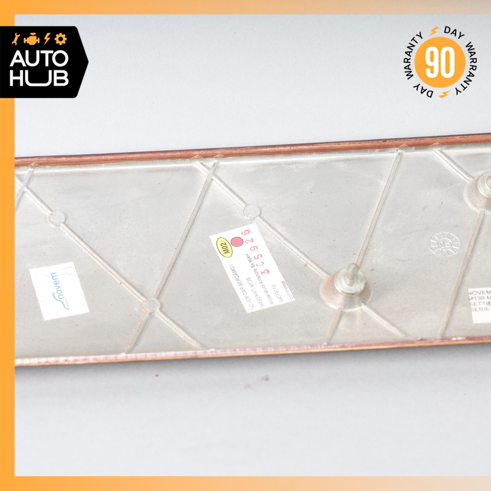 03-13 Maserati Quattroporte M139 Front Left Side Door Panel Trim Panel Wood OEM