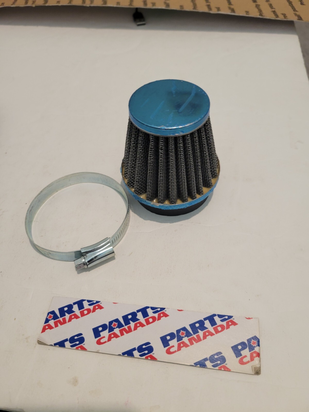 NOS 58mm Chrome Motorcycle Air Intake Filter for Honda BMW Yamaha