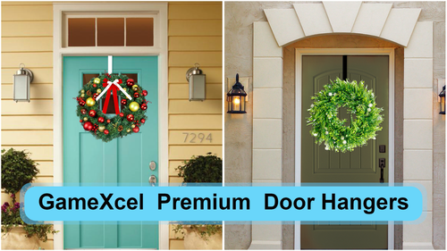 15"Bronze Christmas Wreath Metal Over Door Hanger Hook Clothes Hanger Door Decor - Video 1 of 1