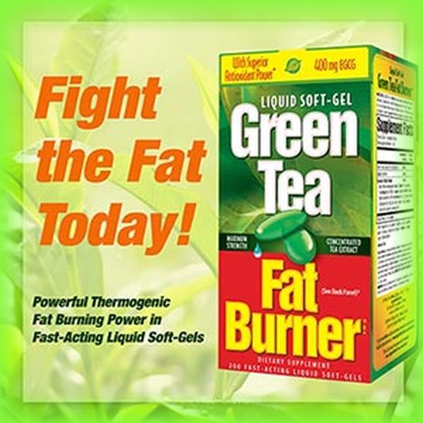 Green Tea Fat Burner Dietary Supplement 200 Softgels for sale online