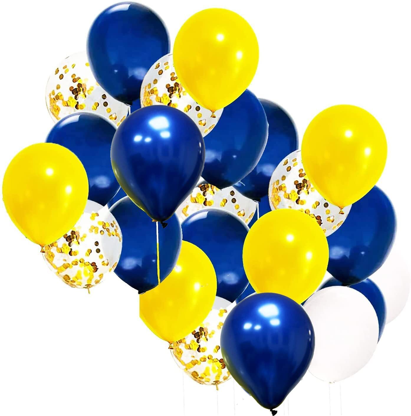 Graduation Party Decorations Blue Yellow 2024/Navy Blue Yellow Graduation Dec...
