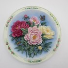 Bradford Exchange The Peony Garden 2nd Issue Lena Liu's 7" Wall Plate With Cert