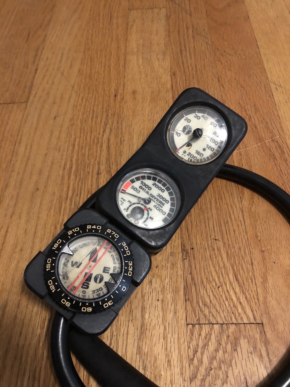 US Divers 🇺🇸 AquaLung Gauges Scuba SPG Depth Pressure Tech Pro eBay