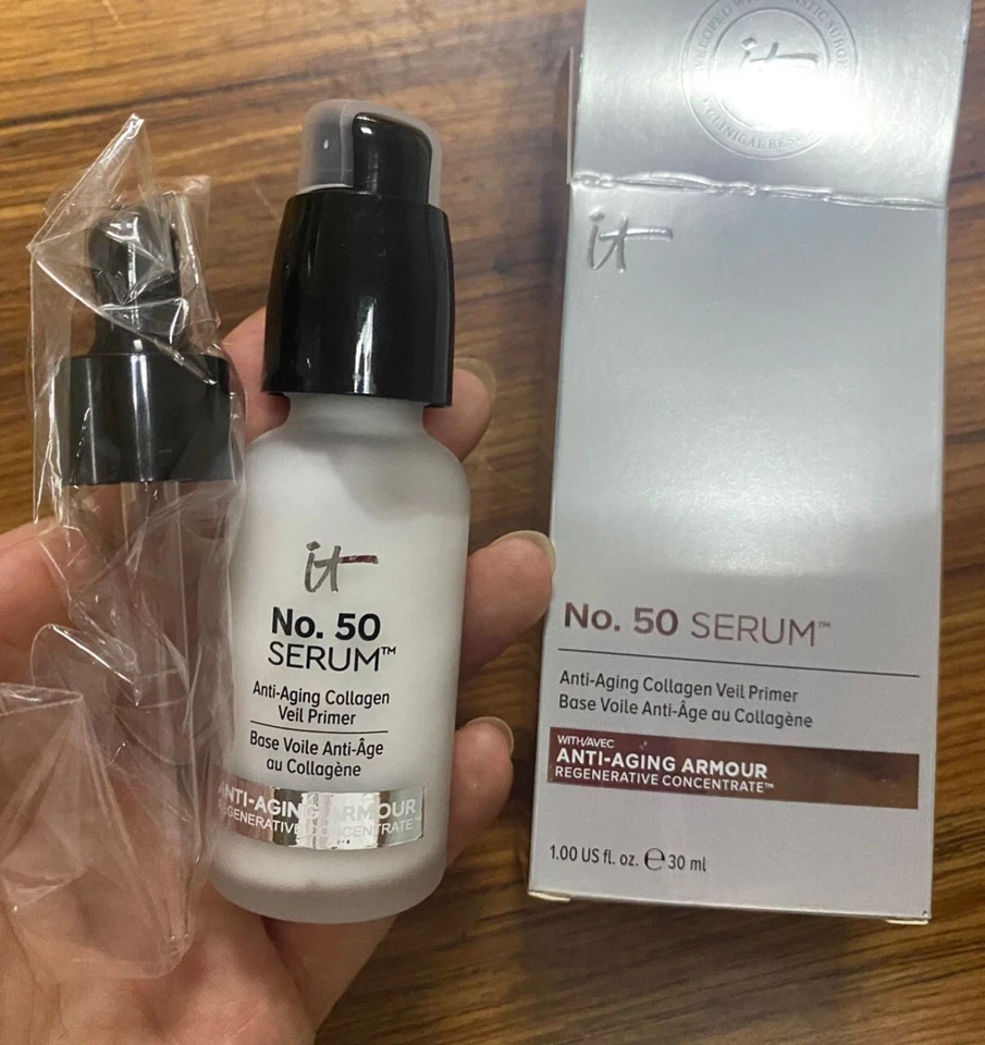 It Cosmetics No. 50 Serum Anti-Aging Collagen Veil Primer 30 ml  FULL SIZE! - Image 3 of 4