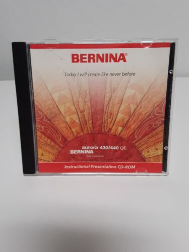 Bernina Aurora 430/440QE Instructional Presentation CD-ROM Software - Picture 1 of 3