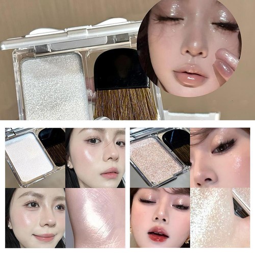 Star Highlight Platte with Brush for Facial Clavicle Brightening and Contouri;'/ - Picture 7 of 26