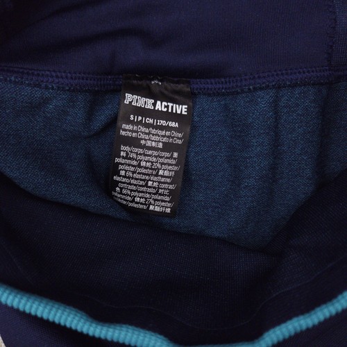 Victoria's Secret PINK Leggings Womens Small Blue Spellout Yoga Pants - Picture 6 of 7