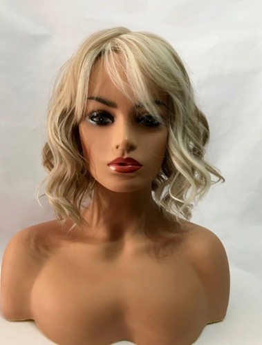 Kurze blonde gewellte Perücken mit vollem Haar #88-85 Perücken aus synthetischem Haar natürlich täglich - Bild 2 von 5