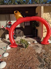 christmas inflatable archway