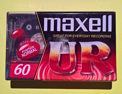 Maxwell UR 60  leere Audiokassette ( versiegelt )