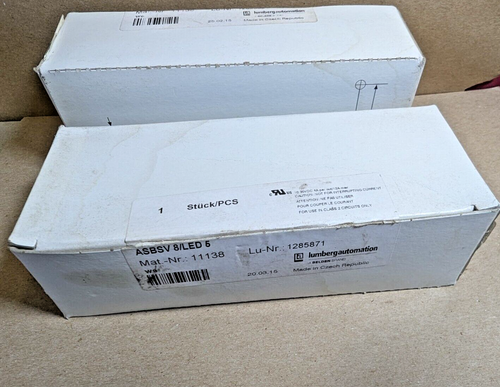 Lumberg Automation ASBSV 8/LED 5 M12 Distribution Module, 8Port 5P, M23 (New) - Picture 6 of 7