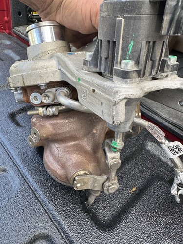 2021 2022 FORD F150 2.7L LEFT DRIVER ENGINE TURBO CHARGER 9K MILES ML3E-6C879-EC - Picture 7 of 15