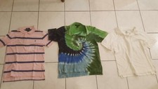 Boys LOT Polo Ralph Lauren, Lands End tie dyed, Cherokee top Medium size 10-12