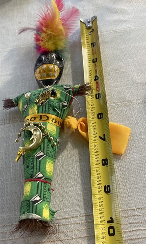 Green Voodoo Doll MONEY WEALTH FINANCE LUCK New Orleans Bayou - Picture 7 of 7
