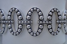 695 Lagos Sterling Silver Siganture Link Caviar Bracelet 42 grams