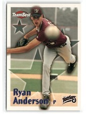 1999 Team Best Salvino's Rookie Bammer Ryan Anderson Card of Authenticity /10000