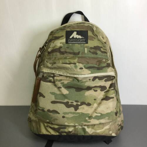 Gregory Backpack Rucksack Easyday Multicam Camouflage Old Tag From Japan Used - Picture 1 of 9