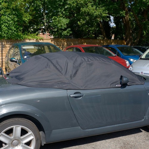 AUDI TT SOFT TOP ROOF HOOD HALF COVER (2000-2006) BLACK 136 - Picture 12 of 12