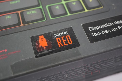 Cooler Master MasterKeys Pro S RGB AZERTY Keyboard Cherry MX RED Tastatur #114 - Bild 3 von 4