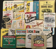 Lot of 30 Kentucky/Bourbon/Whiskey Gin/Vodka ...
