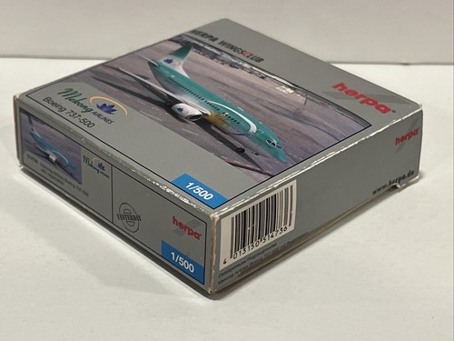1:500 Herpa Mekong Cambodia Airlines Airways Boeing 737 500 Scale Jet Far East - Picture 10 of 11