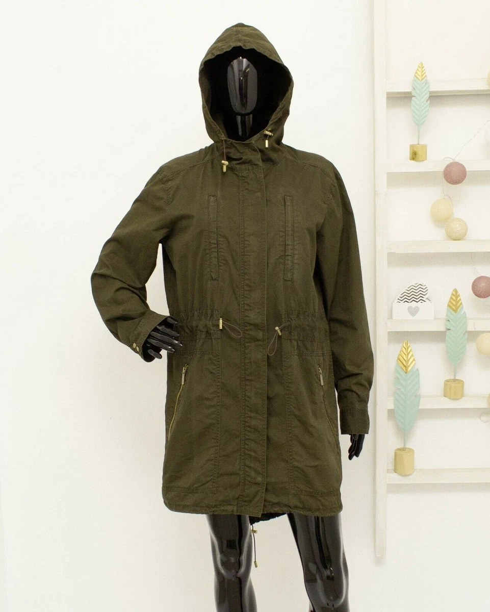 Michael kors sales army green coat