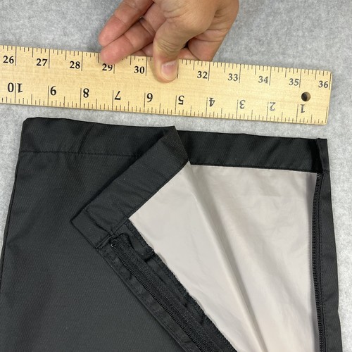 Adidas Climastorm Rain Pants Womens XL (30x31) Black Water Proof Packable - Picture 6 of 12