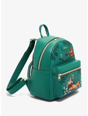 Disney Teal and Aqua Fox and Hound Mini Backpack Loungefly Disney The Fox And The Hound Playtime Mini  main image 3