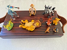 Disney Lion King Set of 9 Mufasa Simba Pumba Timon Rafiki Janja Hyena Scar Fuli