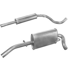 Endschalldämpfer & Mittelschalldämpfer  Auspuff VW Lupo 1,4 44kW