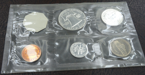 1963 US Mint Proof Set 5 Coins 90% Silver Flat Pack NO ENVELOPE - Picture 4 of 4