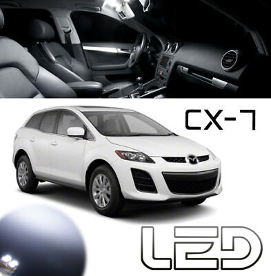 Mazda Cx 7 Cx7 Kit 6 White Led Bulbs Ceiling Lighting Trunk Compartment Ebay