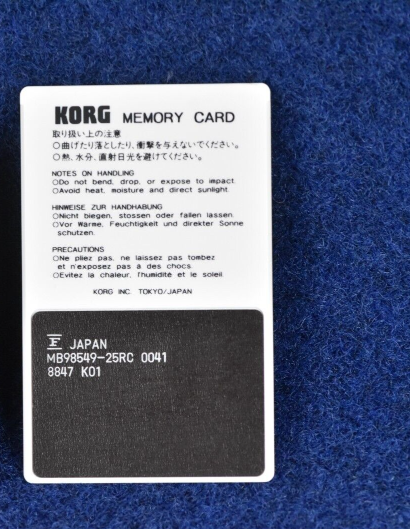 Korg M1 ORCHESTRA 1 MSC-04 PCM Memory Card For M1, M1R | eBay