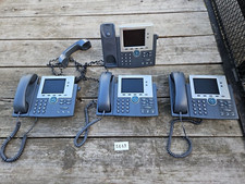 4 Cisco IP VOIP Phone System 7945 Lot Telephone 2e23