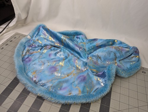 Build a Bear Clothes Golden Glistens Blue Starry Swirl Reindeer Cape 2016 - Picture 4 of 7