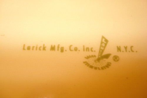 Vintage Larick Mfg Co Inc NYC Promotional Products Industry Ash Tray for R-H - Picture 11 of 11