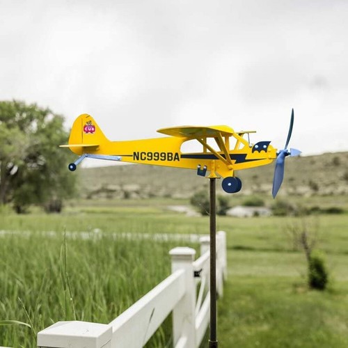 Metal Airplane Weather Vane Weatherproof Roof Weather Vane for Family Courtyards - Zdjęcie 5 z 16