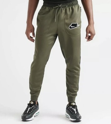 Nike NSW Sport Pack Track Pants Mens Sz Large Cargo Khaki Olive Black CD4633-325 | eBay