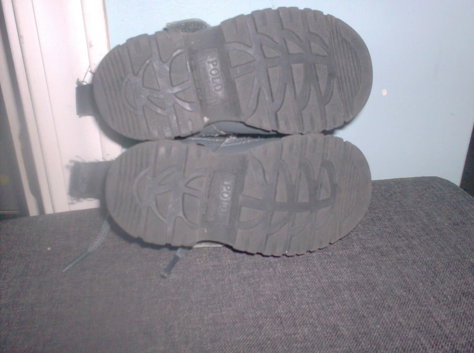 Ralph Lauren Polo Bota Deportiva Cuero Niños Pequeños 7 Foto 2 de 2