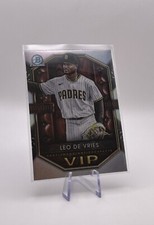 Leo De Vries 2025 Bowman Chrome Silver Very Important Prospects Insert #VIP-14
