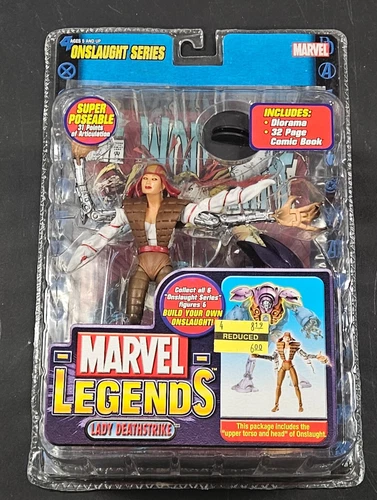 MARVEL LEGENDS BAF ONSLAUGHT SERIE BAF DAMA DEATHSTRIKE SELLADO