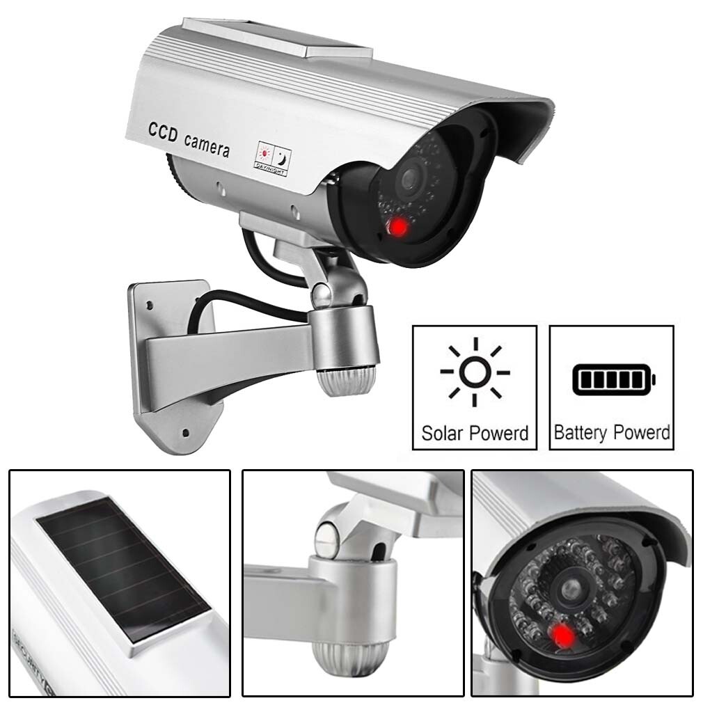 Tech Traders ® TTSSDC SOLAR Power Fake Outdoor Dummy Security - View #2