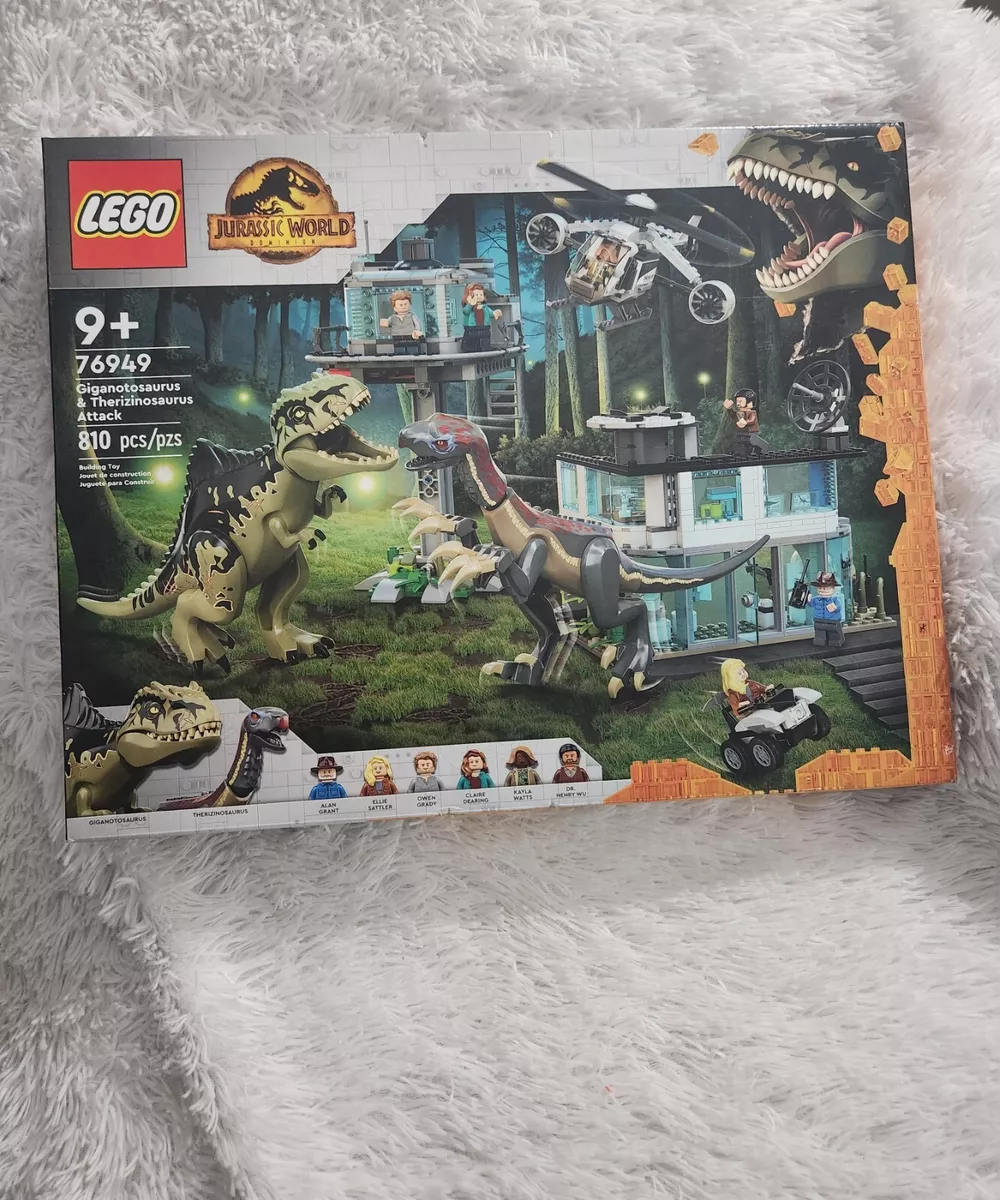 LEGO 76949 Jurassic World Giganotosaurus & Therizinosaurus Attack